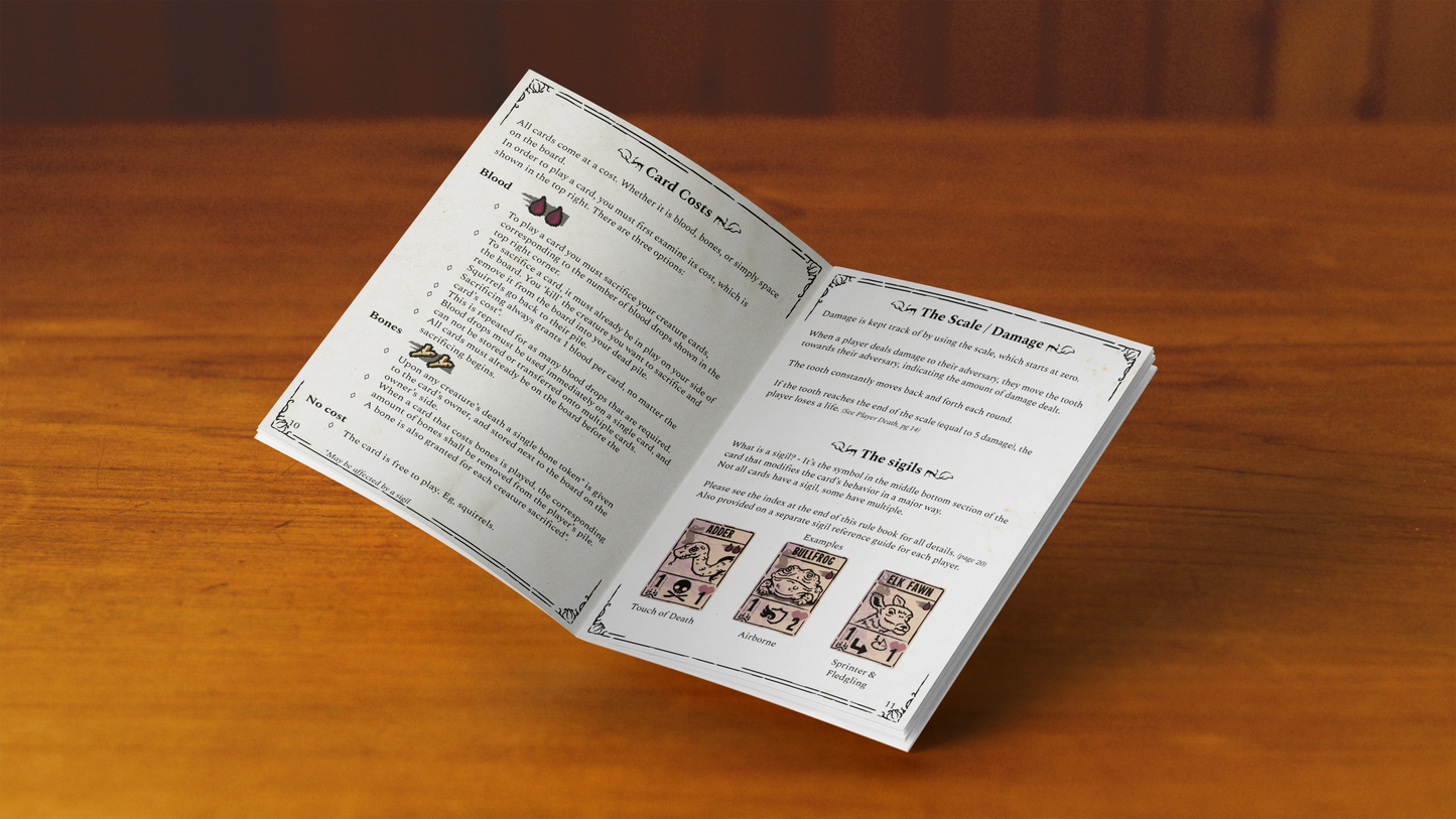 Printed rule book - In Stock